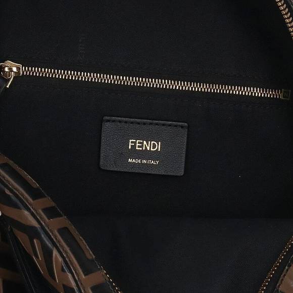 Fendi Zucca Pattern All Over Pattern Mini Backpack Brown - Picture 3 of 6